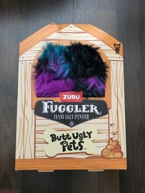 NEW Fuggler Butt Ugly Pets Reek-O Black Cat 9" Plush Toy Series 1